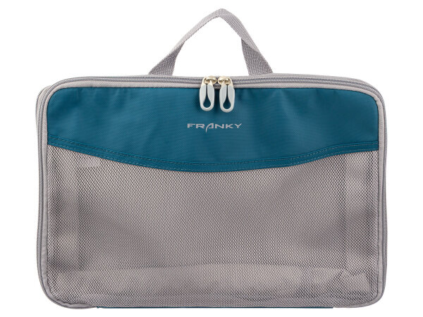 Franky CU3-B-L Packhilfe Koffer Organizer Reisegepäck Gr. L petrol