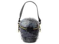Magic Bags Tasche Umhängetasche "Totenkopf"  grau