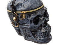 Magic Bags Tasche Umhängetasche "Totenkopf"  grau