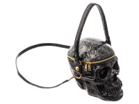 Magic Bags Tasche Umhängetasche "Totenkopf"  silber