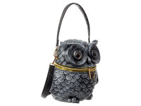 Magic Bags Tasche Umhängetasche "Eule" grau