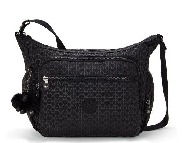 Kipling Gabbie Mittelgroße Crossbody Tasche K22621 Signature Emb