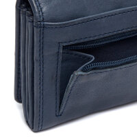 The Chesterfield Brand C08.0506 Lentini Wallet Querformat Leder 10 navy