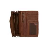 The Chesterfield Brand C08.0506 Lentini Wallet Querformat Leder 31 cognac