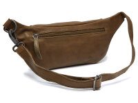 The Chesterfield Brand C23.1022 Severo Waist Bag Washed Waxed Leder 02 olivgreen