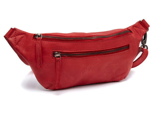 The Chesterfield Brand C23.1022 Severo Waist Bag Washed Waxed Leder 04 red