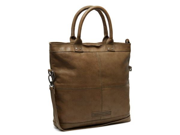 The Chesterfield Brand C38.0198 Ontario Shopper Washed Waxed Leder 02 olivegreen