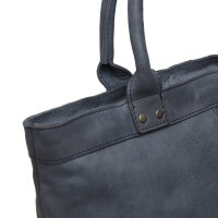 The Chesterfield Brand C38.0198 Ontario Shopper Washed Waxed Leder 10 navy
