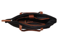 The Chesterfield Brand C38.0207 Alicia Shopper Washed Canvas Leder 00 black