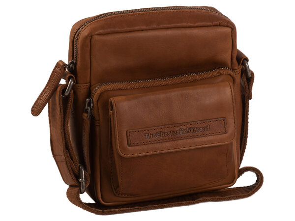The Chesterfield Brand C48.0669 Anna Umhängetasche Wax Pull Up Leder 31 cognac