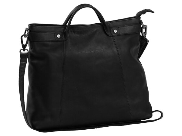 The Chesterfield Brand C48.1162 Helsinski Handtasche Wax Pull Up Leder 00 schwarz