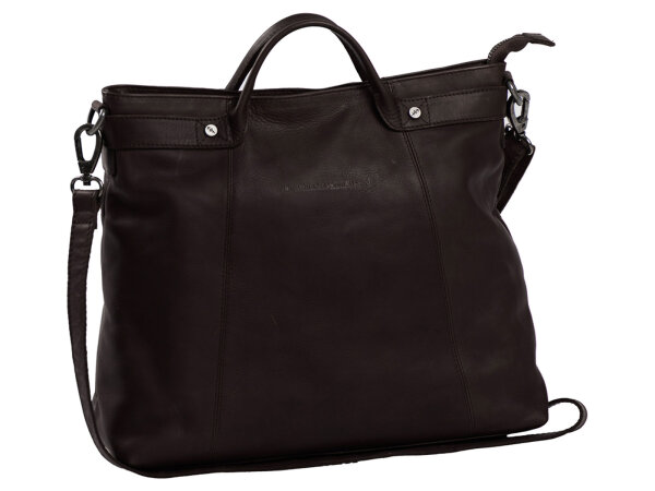The Chesterfield Brand C48.1162 Helsinski Handtasche Wax Pull Up Leder 01 braun