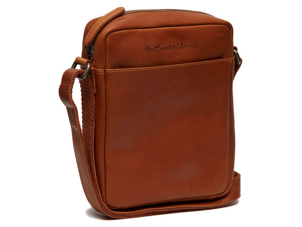 The Chesterfield Brand C48.1218 Saba Umhängetasche Wax Pull Up Leder 31 cognac