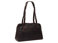 The Chesterfield Brand C48.1221 Santorini Schultertasche Wax Pull Up Leder 01 brown