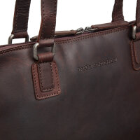 The Chesterfield Brand C48.1221 Santorini Schultertasche Wax Pull Up Leder 01 brown