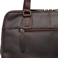 The Chesterfield Brand C48.1221 Santorini Schultertasche Wax Pull Up Leder 01 brown