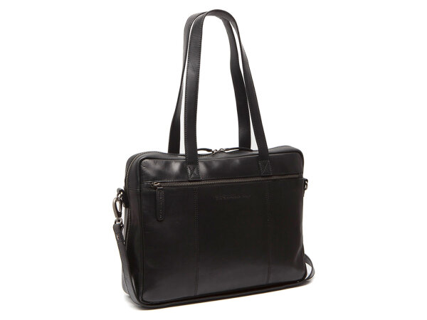 The Chesterfield Brand C48.1245 Modena Gusset Briefcase / Aktentasche Leder 00 schwarz