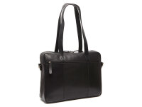 The Chesterfield Brand C48.1245 Modena Gusset Briefcase / Aktentasche Leder 00 schwarz