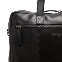 The Chesterfield Brand C48.1245 Modena Gusset Briefcase / Aktentasche Leder 00 schwarz