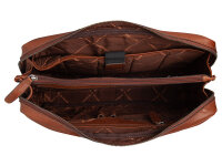The Chesterfield Brand C48.1245 Modena Gusset Briefcase / Aktentasche Leder 31 cognac
