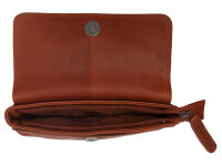 The Chesterfield Brand C48.1263 Nelson Umhängetasche/Gürtel-Tasche Wax Pull Up Leder 31 cognac
