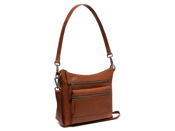 The Chesterfield Brand C48.1301 Ronda Umhängetasche Wax Pull Up Leder 31 cognac