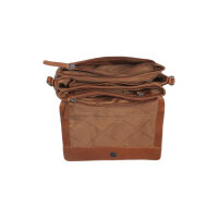 The Chesterfield Brand C48.1362 Laverton Crossbody Umhängetasche Wax Pull Up Leder 31 cognac