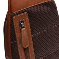 The Chesterfield Brand C58.0703 Bowey Sling Bag Wax Pull Up Leder 31 cognac