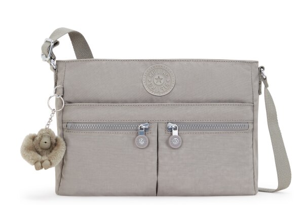 Kipling New Angie 4,5 Liter Schultertasche KI3389 Grey Gris