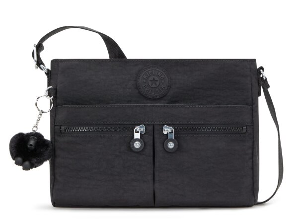 Kipling New Angie 4,5 Liter Schultertasche KI3389 Black Noir