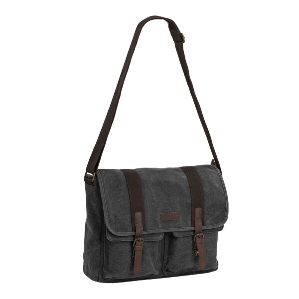 DANIEL RAY DR16.1380 McAllen Messenger 2xSchn. Lapt. BUSINESSUMHÄNGER black