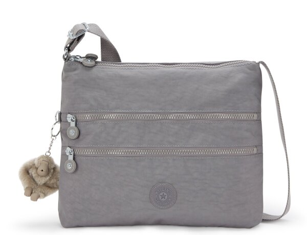 Kipling Alvar 5 Liter Schultertasche K13335 Inviting Grey