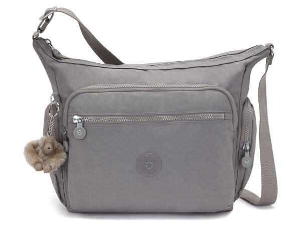 Kipling Gabbie Mittelgroße Crossbody Tasche K15255 Inviting Grey