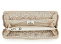 Kipling Imali große Reißverschlussbörse KI6379 Signature Beige