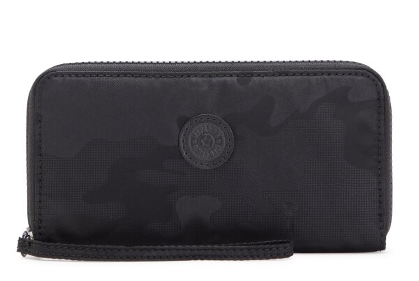 Kipling Imali große Reißverschlussbörse KI6379 Black Camo Embross