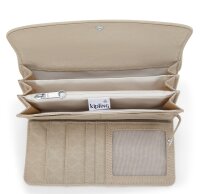 Kipling Money Land funktionales Portemonnaie KI4191 Signature Beige Emb
