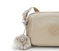 Kipling Abanu 2 Liter Umhängetasche KI7248 Signature Beige Embossed