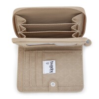 Kipling Money Love Portemonnaie KI7276 Signature Beige Embossi