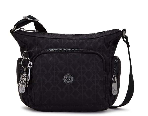 Kipling Gabbie Mini 4 Liter Umhängetasche KI7282 Signature Black QVC