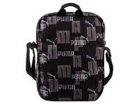 Puma Academy Portable Umhängetasche 079135 puma black logo aop