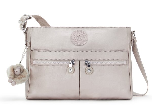 Kipling New Angie 4,5 Liter Schultertasche KI7393 Metallic Glow