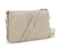 Kipling Riri 1 Liter Umhängetasche KI7502 Signature Beige Embossi