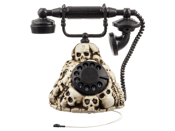 Mel-O-Design 2183 Halloween Deko Horror Telefon mit Sound & LED