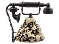 Mel-O-Design 2183 Halloween Deko Horror Telefon mit Sound & LED