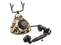 Mel-O-Design 2183 Halloween Deko Horror Telefon mit Sound & LED
