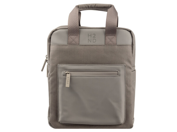 H2ND CL.12679 Backback Canvas Style HAMBURG L Rucksack grey