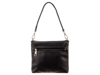 Prato S035-G genarptes PU Umhängetasche Handtasche black
