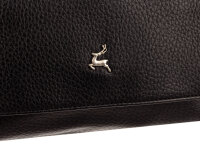 Prato S035-G genarptes PU Umhängetasche Handtasche black