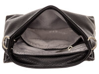 Prato S035-G genarptes PU Umhängetasche Handtasche black