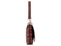 Prato S035-G genarptes PU Umhängetasche Handtasche burgundy